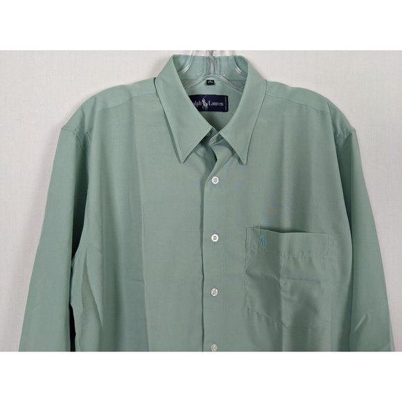 Vintage Ralph Lauren sea green button front shirt - Picture 3 of 10